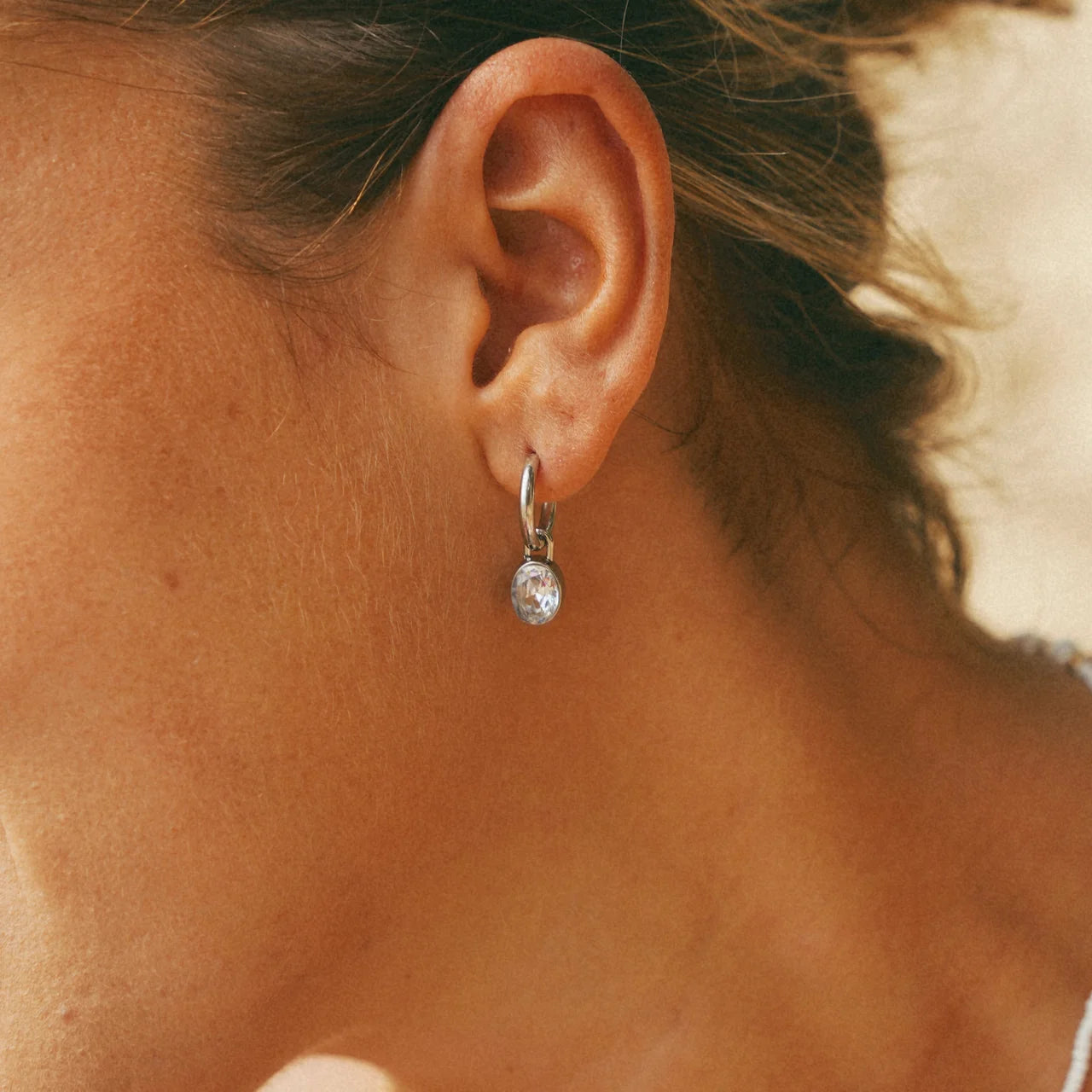 Crystal Lock Earrings