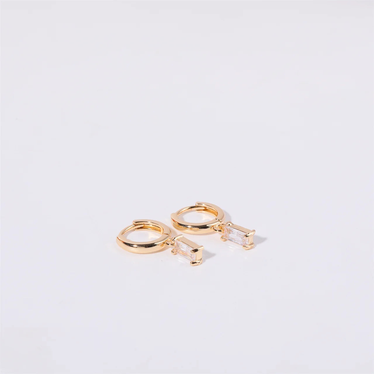 Aria Birthstone Huggies Earrings