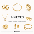 4 Pieces Waterproof Jewelry Bundle