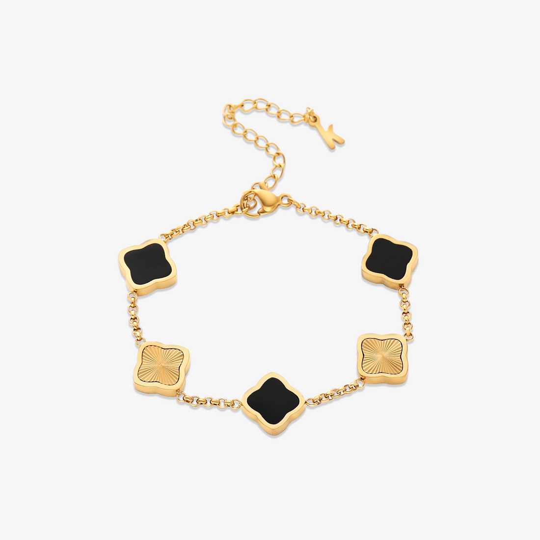 Celine Clover Bracelet - Red