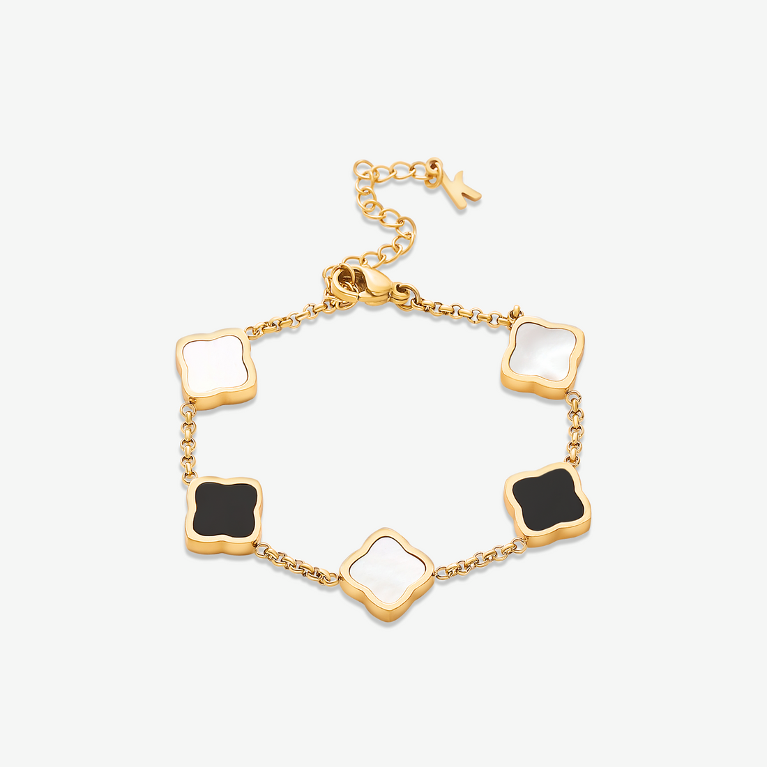 Celine Clover Bracelet - Gold
