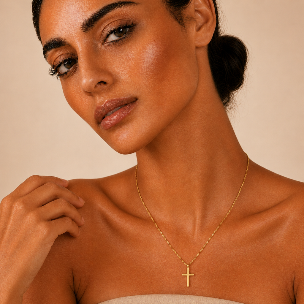 Cross Pendant Necklace (Kavely)