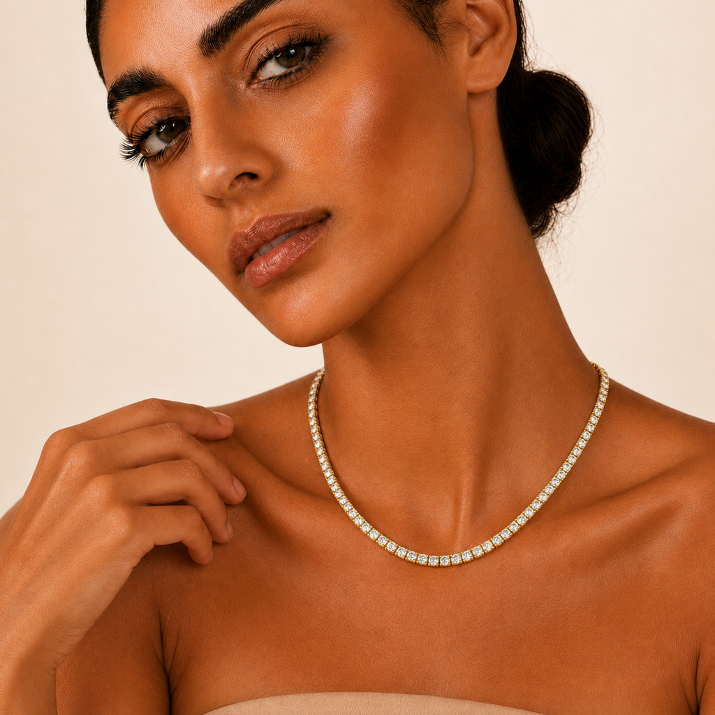 Monaco Tennis Necklace (Kavely)