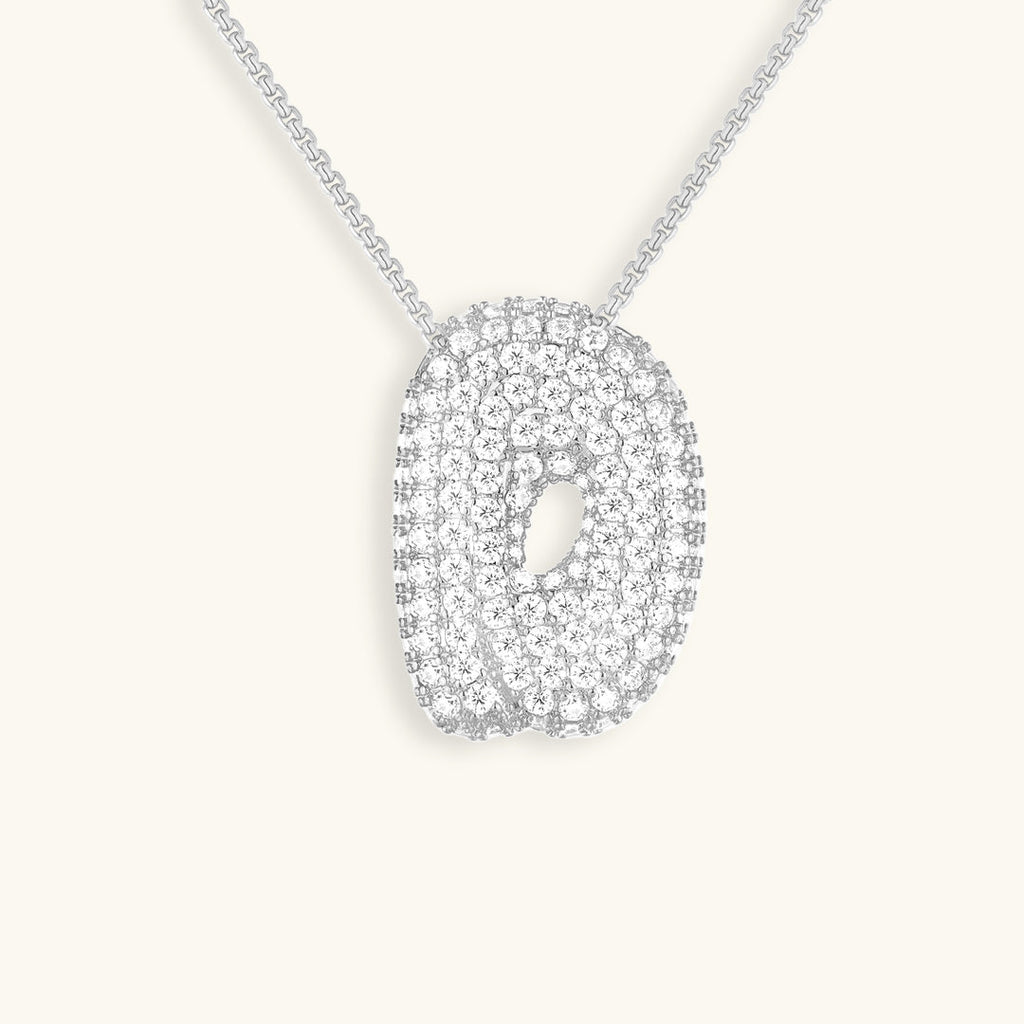 Hailey Bubble Initial Necklace