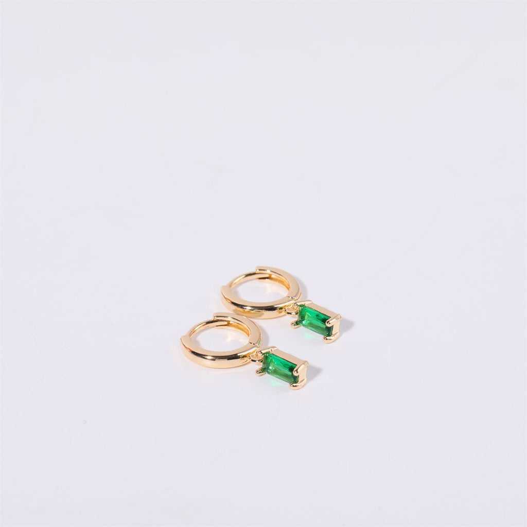 Bella Birthstone Huggies Earrings