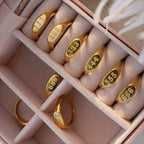 Angelica® Angel Number Signet Ring