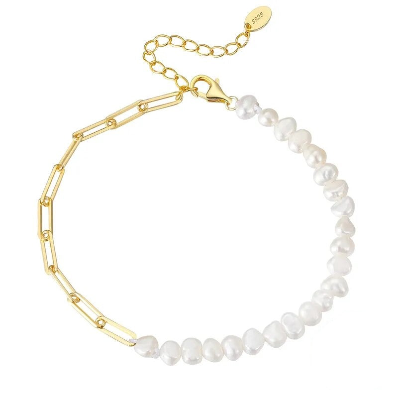 Rhoni® 14K Gold Paper Clip Pearl